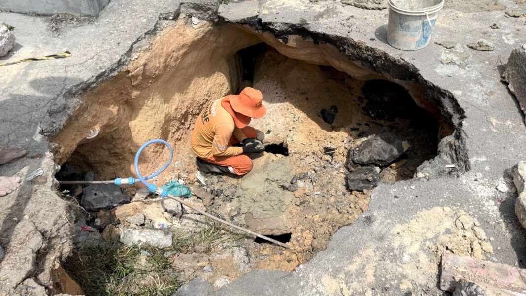 Prefeitura de Manaus recupera galeria subterrânea no bairro Cidade Nova 2