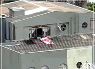 Vídeo: Crianças são flagradas brincando em telhado de prédio
