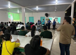 FUnATI leva ações de conscientização e combate à violência contra a pessoa idosa para escolas de Itacoatiara