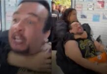 Filha usa ‘Mata-Leão’ para conter Pai que agredia professor, veja o VÍDEO