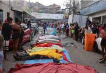 Pelo menos 50 CPFs ligados ao Comando Vermelho são levados por moradores para praça na Penha