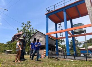 Avança expansão do sistema de água e construções de castelos para abastecimento na zona rural de Parintins