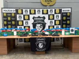 PC-AM desarticula centro de guarda e distribuição de drogas na zona norte e causa prejuízo de R$ 10,4 milhões ao narcotráfico