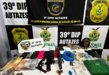 Operação Céu Limpo: PC-AM e PMAM prendem dois homens em flagrante e cumprem sete mandados de busca e apreensão, em Autazes