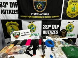 Operação Céu Limpo: PC-AM e PMAM prendem dois homens em flagrante e cumprem sete mandados de busca e apreensão, em Autazes