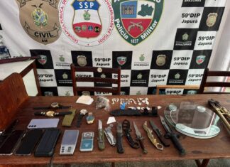 Em Japurá, Polícia Civil prende homem em flagrante por tráfico de drogas e receptação de celular roubado