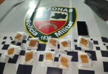 Polícia Militar do Amazonas prende quatro adultos e apreende adolescente em ações de combate ao tráfico de drogas