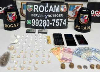 Polícia Militar do Amazonas captura dois foragidos da Justiça procurados pelos crimes de homicídio qualificado e roubo