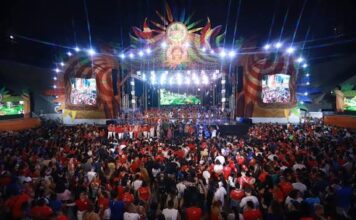 Capital amazonense comemora 356 anos com noite de festa no primeiro dia do ‘Boi Manaus 2025’