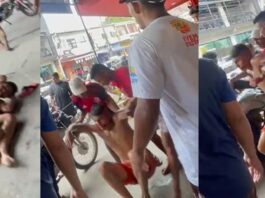 Filho que matou a mãe a facadas é morto em linchamento por populares na Zona Leste de Manaus, cenas fortes