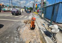Ação imediata da Prefeitura de Manaus recupera drenagem profunda na avenida Padre Caballero Martin