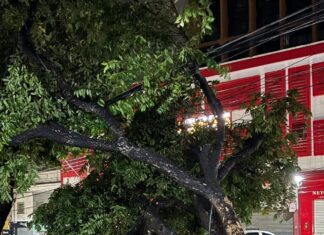 Corpo de Bombeiros atendeu 45 ocorrências após forte chuva em Manaus