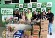 FUnATI Solidária: Instituição conclui doação de alimentos não perecíveis e produtos de limpeza a pessoas em vulnerabilidade social