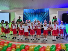 Centro Infantil Novo Horizonte encerra o ano letivo com Cantata Natalina