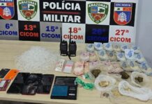 PMAM desarticula ponto de tráfico e prende quatro pessoas na zona norte