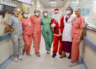 Instituto da Mulher Dona Lindu realiza o parto do primeiro bebê nascido no Natal de 2025 (VÍDEO)