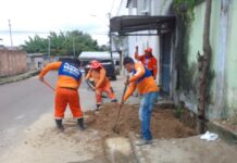 Prefeitura avança com recuperação completa da drenagem na rua Heitor Galeão no Zumbi dos Palmares