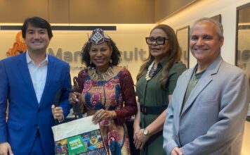 Prefeitura de Manaus recebe rainha Diambi em encontro que fortalece diálogo cultural, social e turístico entre Brasil e África