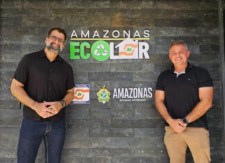 Secretarias do Meio Ambiente e Defesa Civil do Amazonas discutem ampliação do projeto Amazonas Ecolar