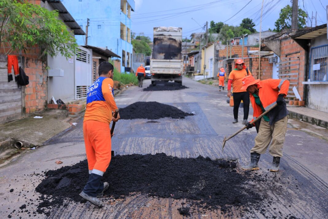 Prefeitura de Manaus avança na revitalização viária da comunidade Campo Salles, na zona Oeste 2
