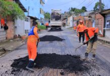 Prefeitura de Manaus avança na revitalização viária da comunidade Campo Salles, na zona Oeste