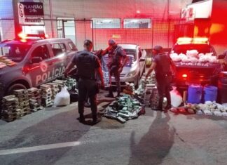 Trio é preso com mais de 1 tonelada de drogas em chácara no interior (Vídeo)