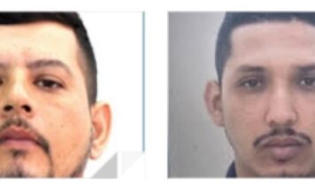 PC-AM divulga imagens de dois homens procurados por roubar R$ 500 mil de farmácia, em Boca do Acre
