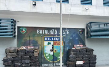 Polícia Militar do Amazonas apreende 1,1 tonelada de entorpecente e prende três homens