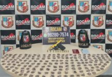 Polícia Militar do Amazonas prende homem e apreende arma de fogo e mais de 170 porções de drogas