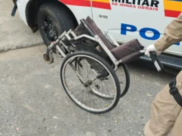 Cadeirante é preso após pular muro para roubar fios