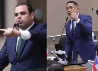 Roberto Cidade e Daniel Almeida batem boca na ALE-AM