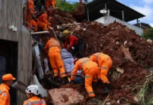 Chega a 46 o número de mortos nas chuvas na Zona da Mata Mineira