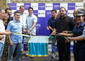 AVANÇO NA SEGURANÇA: David Almeida lança pedra fundamental da 1ª Academia da Guarda Municipal da Amazônia.