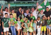 Ato Político no Morro da Liberdade consolida força de Omar Aziz e Bosco Saraiva em Manaus