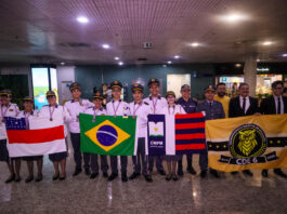 Concurso Internacional de Talentos em Matemática: alunos do Amazonas conquistam medalhas na Tailândia Delegação amazonense recebida no Aeroporto Eduardo Gomes
