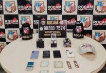 Polícia Militar do Amazonas prende trio e recupera objetos roubados, na zona centro-sul