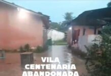 ESCÂNDALO EM CURUÇÁ: Obras federais apodrecem enquanto rua centenária e casas históricas são invadidas pela lama