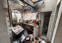 Corpo de Bombeiros é acionado após vazamento de gás causar explosão em residência e deixar uma pessoa ferida