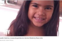 Laudo revela causa da partida de menina e o autor