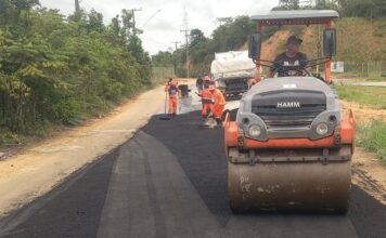 Prefeitura de Manaus intensifica recuperação asfáltica na zona Leste e garante mais mobilidade na comunidade Coração de Mãe