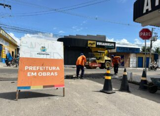 Prefeitura de Parintins amplia recuperação asfáltica em pontos estratégicos da cidade