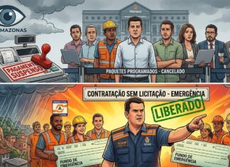 TRE de OLHO: Decreto de Emergência e suspensão de pagamentos em Manaus acendem alerta de abuso de poder do novo prefeito Renato Jr.