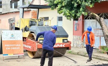 Infraestrutura: Prefeitura intensifica recuperação asfáltica em ruas da cidade