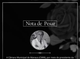 Nota de Pesar pela morte do ex-vereador de Manaus Dr. Raimundo Barreto