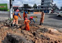 Prefeitura de Manaus intensifica obras de drenagem e limpeza para combater impactos do descarte irregular de lixo no bairro Compensa