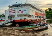 Barco Hospital inicia atendimentos de saúde em Borba, neste sábado