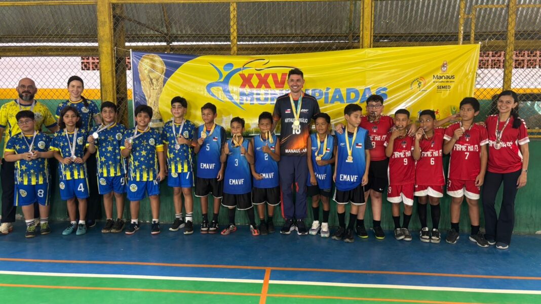 Escolas municipais Jarlece Zaranza e Arthur Virgílio se destacam na final do voleibol mirim das Municipíadas 4