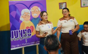 Junho Violeta: Ação do CREAS destaca cuidados e combate a violação de direitos dos idosos