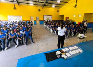 Operação Excelsior 2026: estudantes da escola Santa Luzia recebem palestra sobre saúde emocional