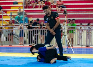 Com grande estrutura, Arena Olímpica Rubem dos Santos foi palco do I Campeonato “Eu Amo Parintins” de Jiu-Jitsu
